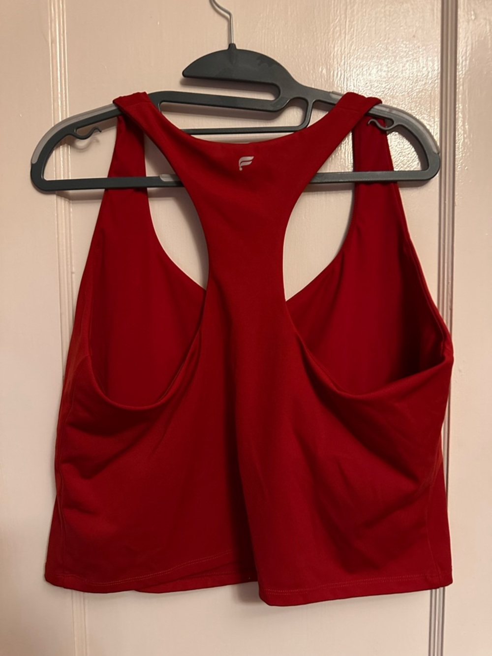 Fabletics Red Racerback Tank Top - Picture 2 of 4